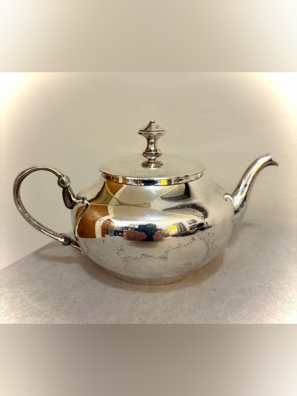 Restoration Hardware RAJ TEAPOT Silver Plate Made In India with Lid and Tea Pot
